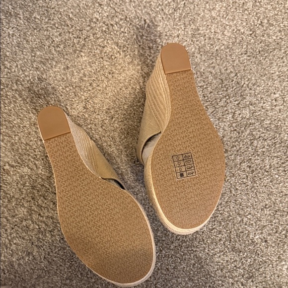 Michael Kors Beige Zip-Front Mules - Picture 5 of 5